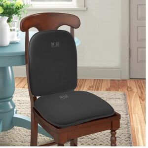 BIG HIPPO Dining & Kitchen Chair Cushion Memory Foam Seat & Lumbar